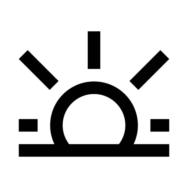 Sonne-Web-Symbol — Stockvektor