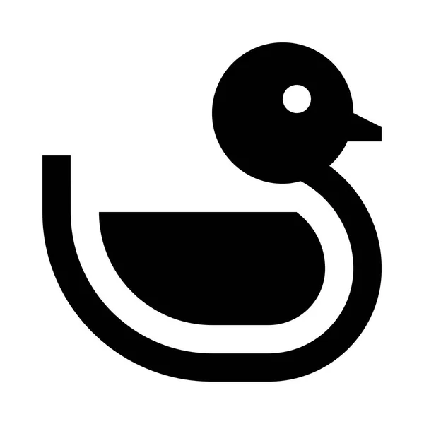 Duck web icon — Stock Vector