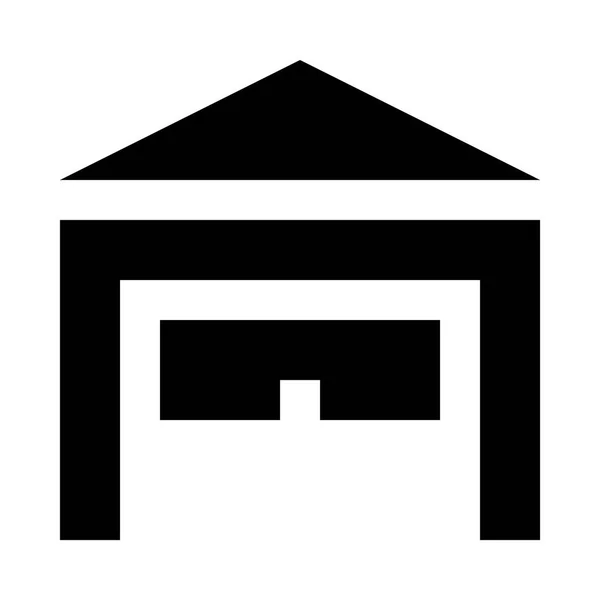 Icône web Garage — Image vectorielle