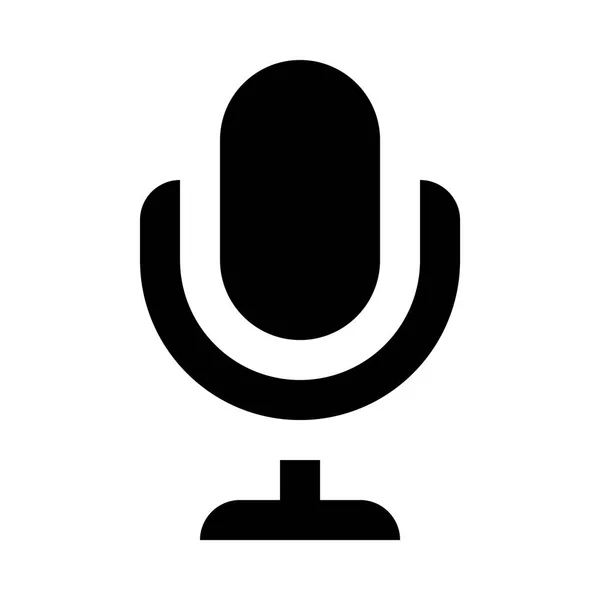 Иконка микрофона — стоковый вектор
