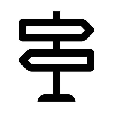 Yol işareti web simgesi