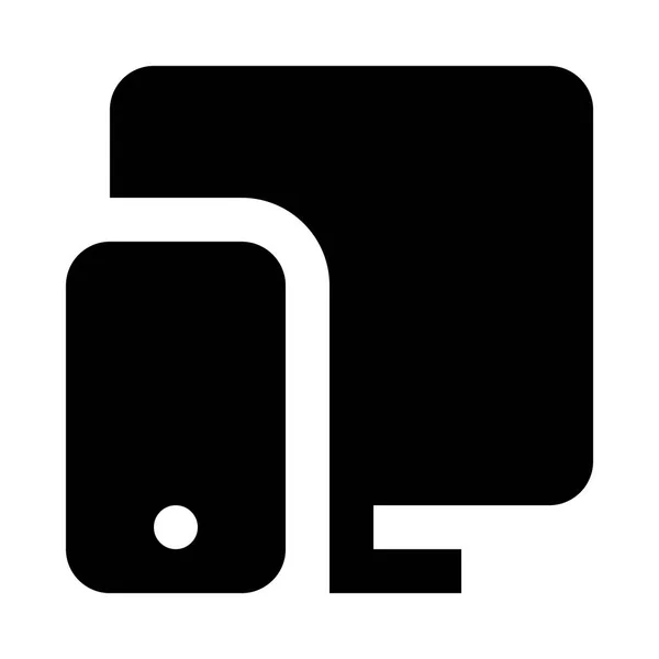 Smartphone web pictogram — Stockvector
