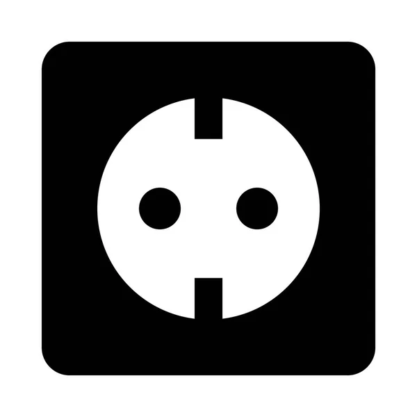 Pictogram voor energiebeheer socket web — Stockvector