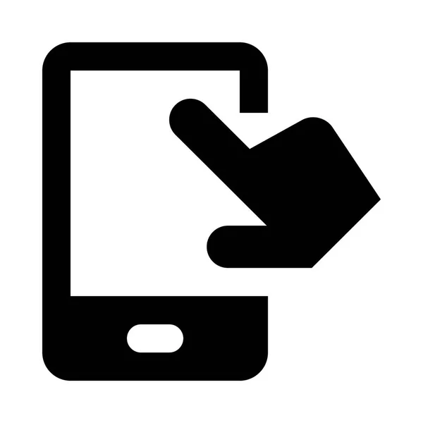 Smartphone web pictogram — Stockvector