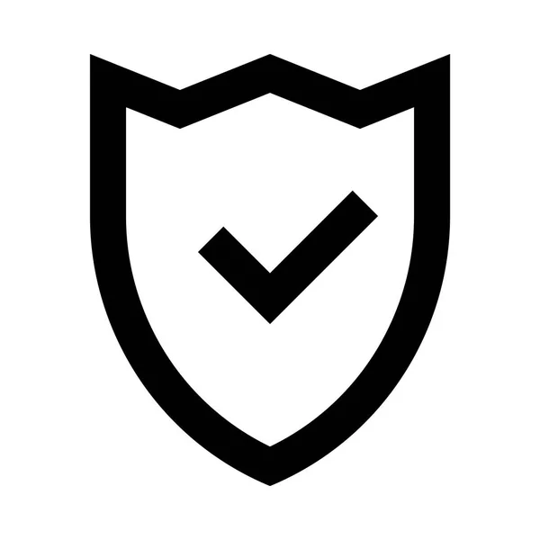 Shield Web-Symbol — Stockvektor