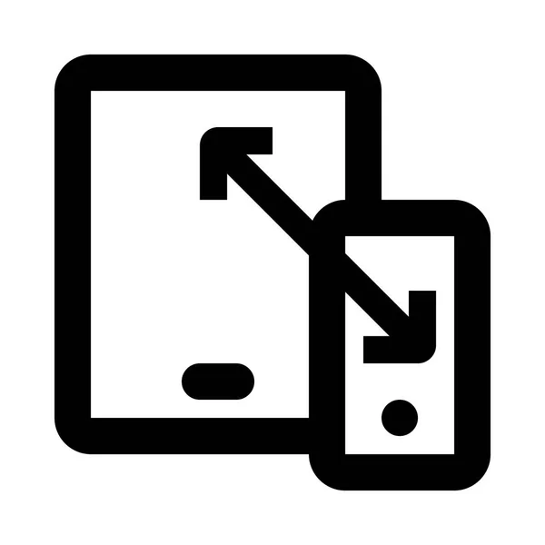 Okostelefon web ikon — Stock Vector