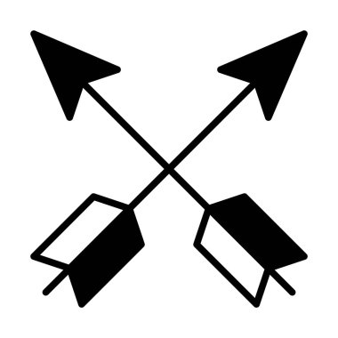 web, mobil ve infographics, vektör çizim için ok satırı simgesi