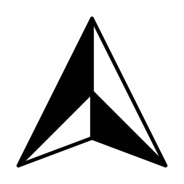 web, mobil ve infographics, vektör çizim için ok satırı simgesi