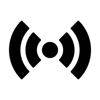 Web, mobil ve infographics, vektör çizim için sinyal satırı simgesi