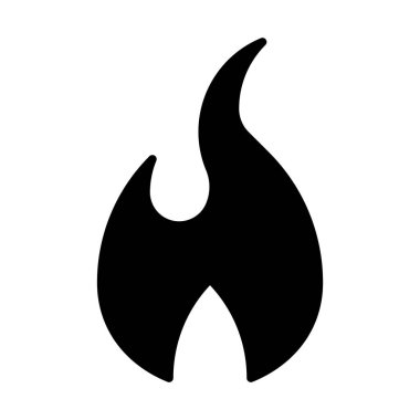 Yangın satırı simgesi Web, mobil ve infographics, vektör çizim