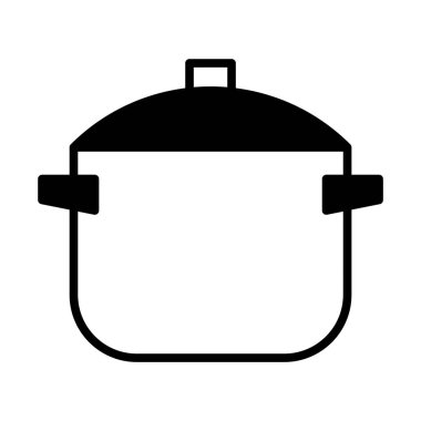 Web, mobil ve infographics, vektör çizim için güveç satırı simgesi