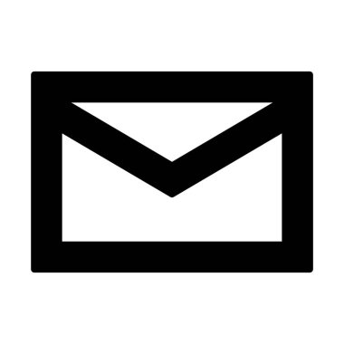 web, mobil ve infographics, vektör çizim için zarf satırı simgesi