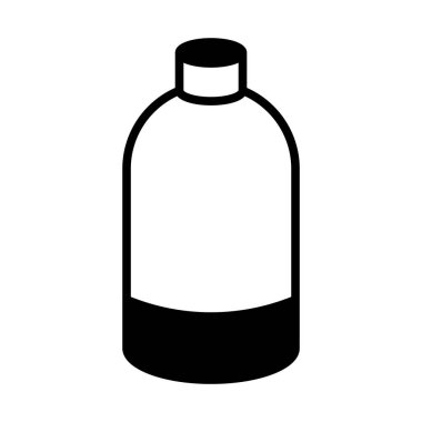 Web, mobil ve infographics, vektör çizim için şişe satırı simgesi