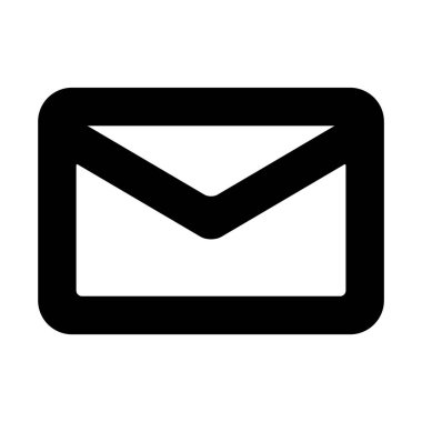 web, mobil ve infographics, vektör çizim için zarf satırı simgesi