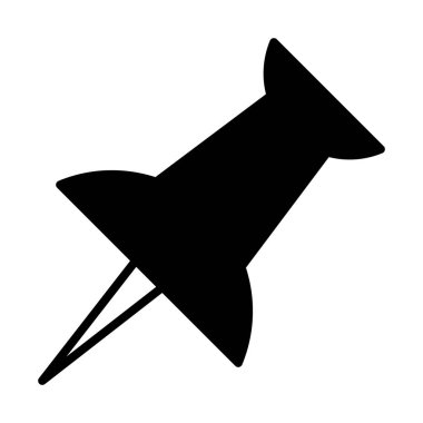 Web, mobil ve infographics, vektör çizim için PIN satırı simgesi