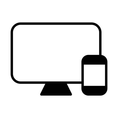 web, mobil ve infographics, vektör çizim için elektronik satırı simgesi