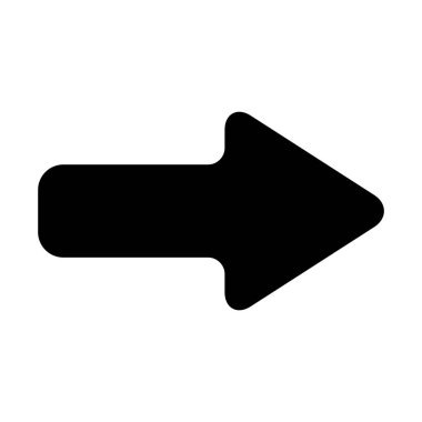 web, mobil ve infographics, vektör çizim için ok satırı simgesi