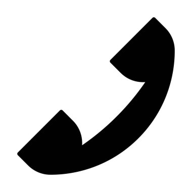 Telefon cep telefonu satırı simgesi web, mobil ve infographics, vektör çizim için