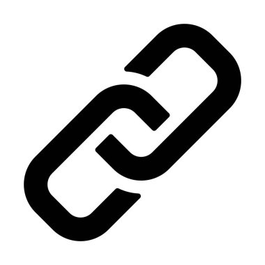 web, mobil ve infographics, vektör çizim için bağlantı satırı simgesi