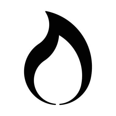 Yangın satırı simgesi Web, mobil ve infographics, vektör çizim