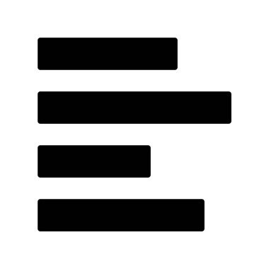 web, mobil ve infographics, vektör çizim için grafik satırı simgesi