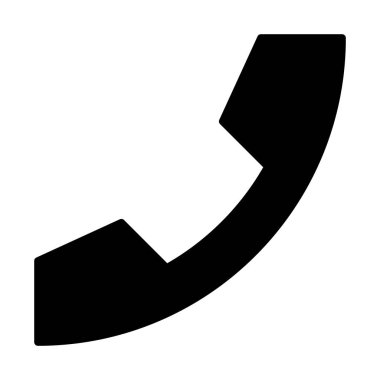 Telefon cep telefonu satırı simgesi web, mobil ve infographics, vektör çizim için