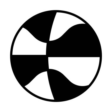 Web, mobil ve infographics, vektör çizim için basketbol satırı simgesi