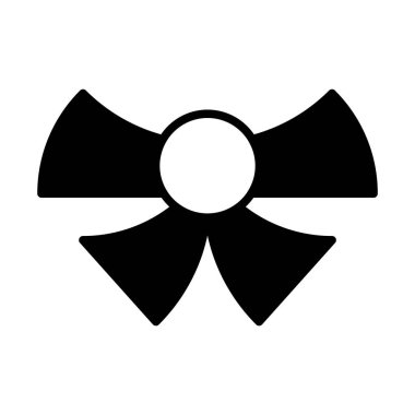 Kravat satırı simgesi web, mobil ve infographics, vektör çizim için yay