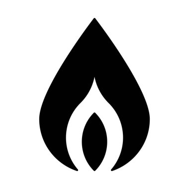 Yangın satırı simgesi Web, mobil ve infographics, vektör çizim