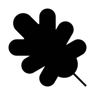 web, mobil ve infographics, vektör çizim yaprak satırı simgesi