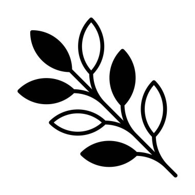 web, mobil ve infographics, vektör çizim için barnch satırı simgesi