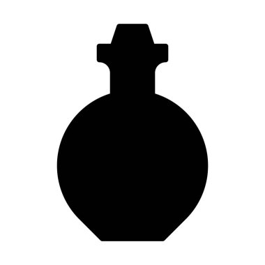 Web, mobil ve infographics, vektör çizim için şişe satırı simgesi