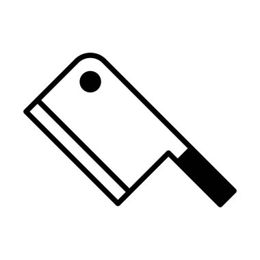 web, mobil ve infographics, vektör çizim için bıçak satırı simgesi