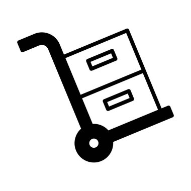 el kamyon satırı simgesi Web, mobil ve infographics, vektör çizim