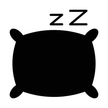 Web, mobil ve infographics, vektör çizim için yastık satırı simgesi