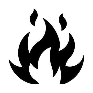 Yangın satırı simgesi Web, mobil ve infographics, vektör çizim