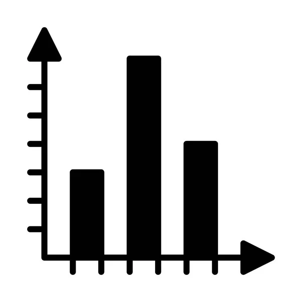 Icône Ligne Graphique Pour Web Mobile Infographie Illustration Vectorielle — Image vectorielle