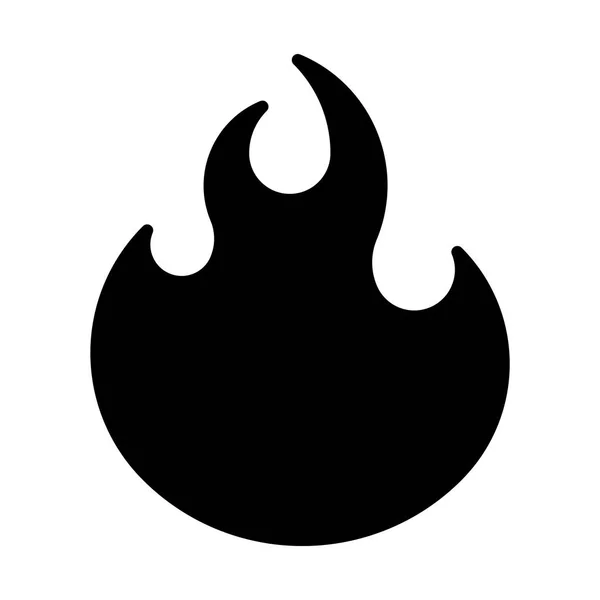 Línea Fuego Icono Para Web Móvil Infografías Ilustración Vectorial — Vector de stock