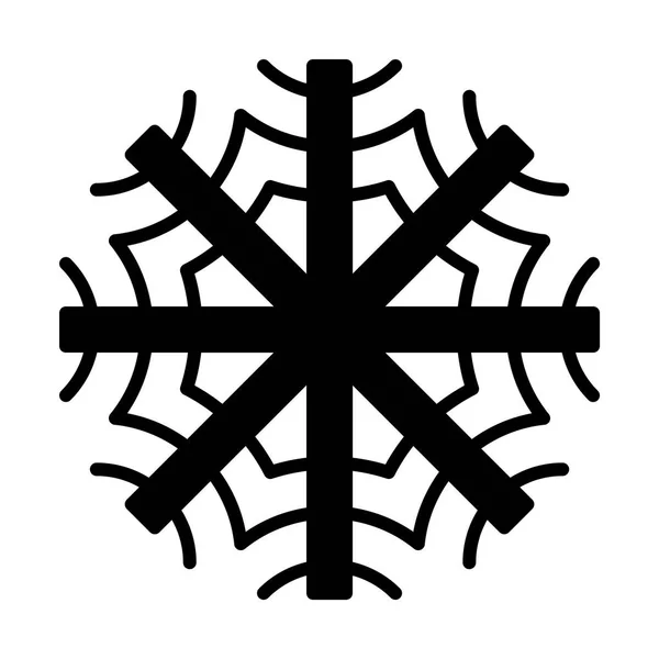 Піктограма Лінії Сніжинки Веб Мобільного Інфографіки Векторні Ілюстрації — стоковий вектор