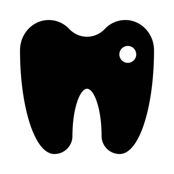 Icono Línea Dientes Para Web Móviles Infografías Ilustración Vectorial — Vector de stock