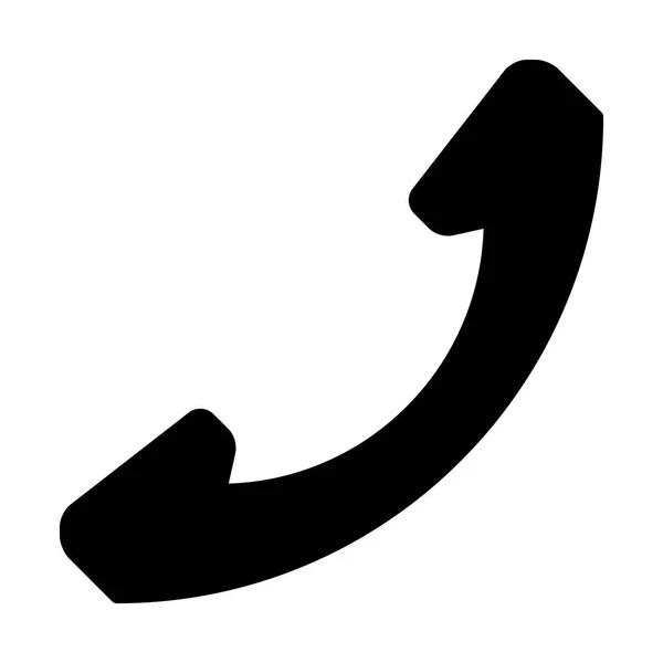 Telefonleitungssymbol Für Web Mobiltelefone Und Infografiken Vektorillustration — Stockvektor