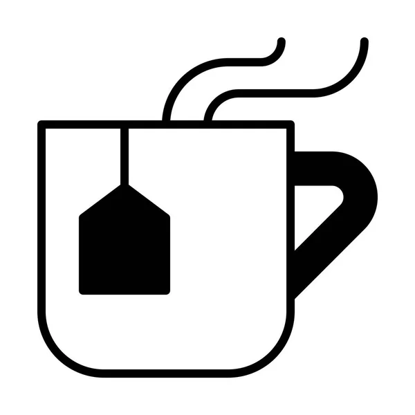 Icono Línea Taza Para Web Móvil Infografías Ilustración Vectorial — Archivo Imágenes Vectoriales