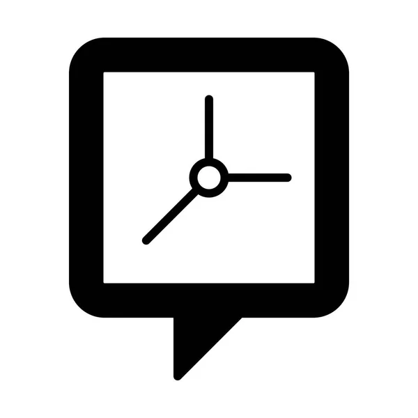 Ikonę Linii Zegarek Czat Dla Sieci Web Mobilnych Infografiki Ilustracji — Wektor stockowy