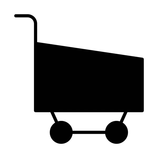 Shopping Cart Line Icon Web Mobile Infographics Vector Illustration — Stock Vector
