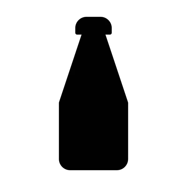 Icono Línea Botella Para Web Móviles Infografías Ilustración Vectorial — Archivo Imágenes Vectoriales
