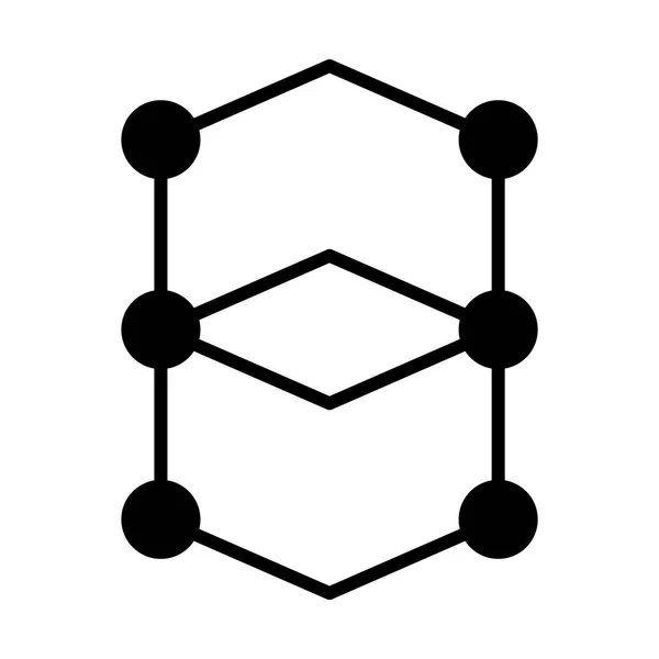 Abstreact 线图标的网页 移动和信息 矢量插图 — 图库矢量图片