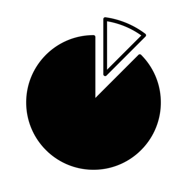 Diagramm Radiales Liniensymbol Für Web Mobil Und Infografiken Vektorillustration — Stockvektor