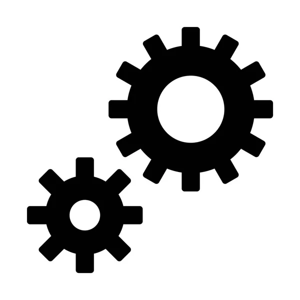 Gears Line Icon Web Mobile Infographics Vector Illustration — Stock Vector