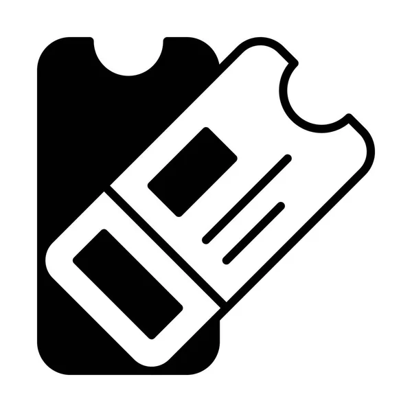 Ticketline Symbol Für Web Mobiltelefone Und Infografiken Vektorillustration — Stockvektor