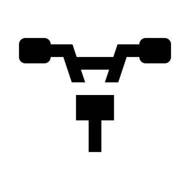 Bisiklet web simgesi. Bisiklet simgesi. Vektör çizim